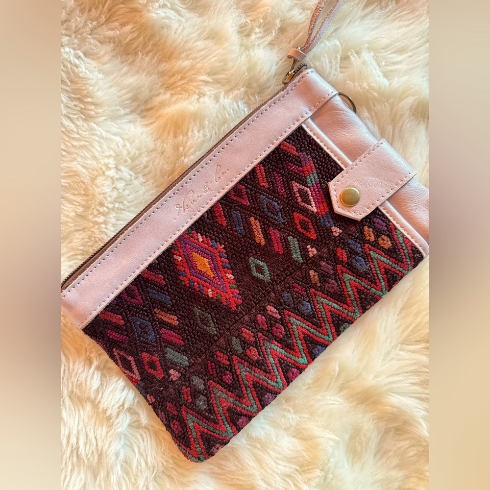 GUC Nena & Co Everthing Clutch 💜 Lavender leather + Hupil